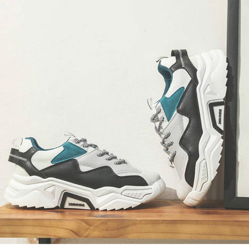 Men's shoes spring sports shoes Korean wild shoes men's board shoes casual Breathable wild dad shoes