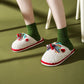 Autumn and Winter Tassel Cotton Slippers Casual Warm Flat Shoes Indoor Non-slip Cotton Shoes Soft Shoes