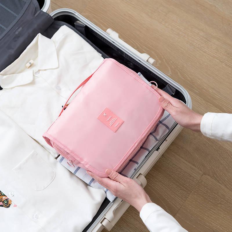 Foldable makeup organizer Cosmetic bag Large Hanging Toiletry Organizer Pouch for Women Men Girls