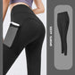 Women's Waist Breasted Yoga Pants High Waist Tight Bodybuilding Push-ups Gym Pants Leggings Gym Pants Jogging Pants Peach Butt Trouser-free Pants