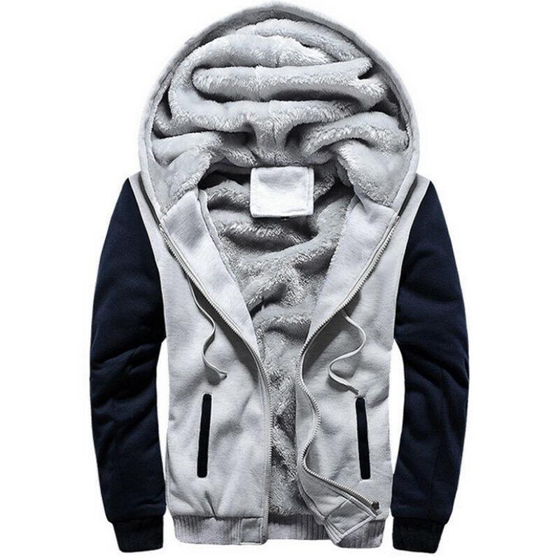 Men's Korean Version Plus Velvet Camouflage Jacket Plus Velvet Thick Plus Size Warm Hooded Jacket