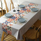 Tablecloth Waterproof and Oil-proof Disposable Oil-proof Household Rectangular Tablecloth European-style Coffee Table Pvc Table Mat
