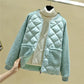 Women's Short Cotton Padded Jackets Large Size Loose Winter Lamb Wool Jackets Female Solid Color Casual Cotton Warm Coats