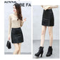 Skirt Womens Sexy Soft PU Leather High Waist Slim Pencil Bodycon Mini Skirt Lady Tight Stretch Skirt