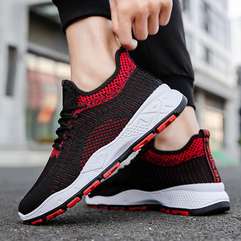 Spring Men's Shoes Sports Shoes All-match Casual Trend Shoes Breathable Mesh Non-slip Running Shoes Travel Shoes