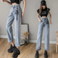 High-waisted Wide-leg Jeans Women's 2022 Spring New Loose Korean Version Student Slimming Straight-leg Mopping Pants
