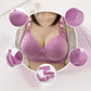 Large Size Bra No Steel Ring Underwear Women Gather Big Breasts Show Small Thin Anti-sagging Beautiful Back Sexy Breastfeeding Bra