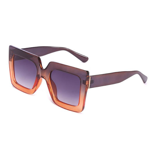 Fashion Square Sunglasses Women Brand Designer Oversized Sun Glasses Ladies UV400 For Female Big Fra