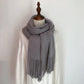 Lady Scarf Wool Knitted Scarf Winter Shawl Wrap Warm Scarves for Women Men