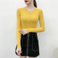 Sweater Women's Pullover Knitwear Long-sleeved Korean Version of Solid Color Slim Tops Trending Sweaters Autumn and Winter Top