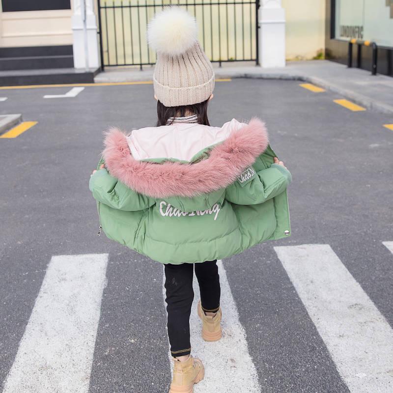 Jacket Winter Girl Parka Warm Coats Jacket Girl Parka Cotton Kids Jacket Parka Boys Winter Coat