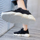 Summer Ladies Mesh Shoes Flying Woven Mesh Sneakers Breathable All-match Casual Lightweight Soft-soled Running Shoes