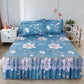 Four Seasons Universal Mattress Cover Thickened Cotton Sanded Mattress Dust-proof Bedspread Korean Lace Bed Skirt Single Piece