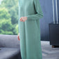 Sweater Dress High Neck Autumn and Winter with Coat Base Knitted Dress Women's Loose and Thick Long Dress