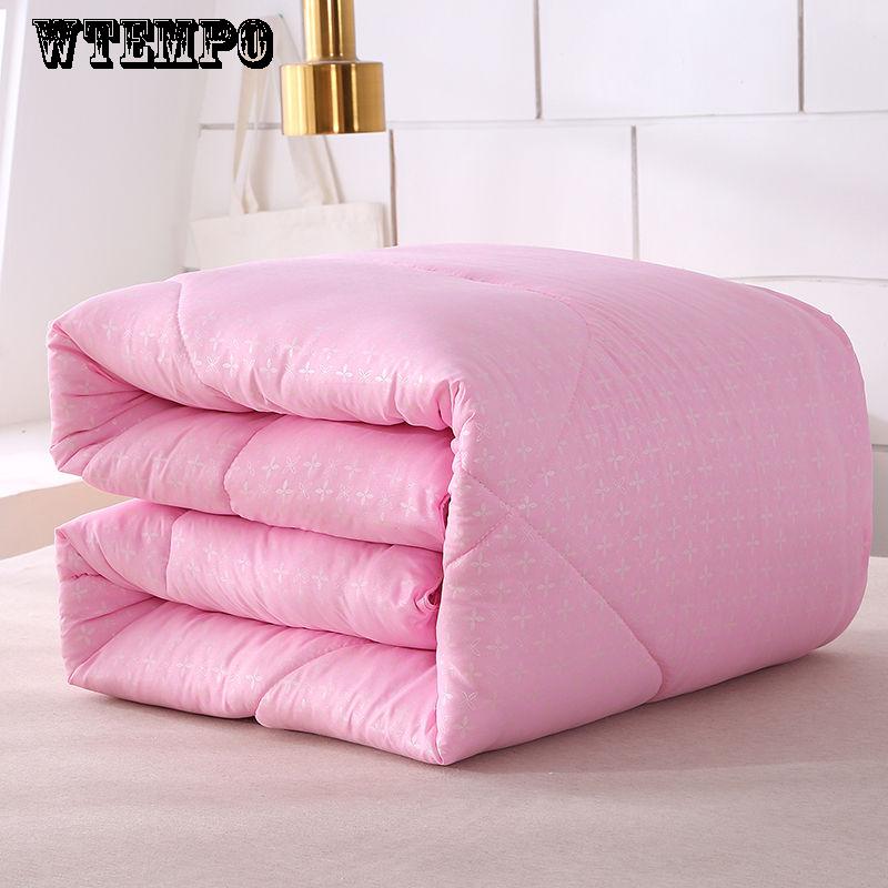 WTEMPO Cotton Quilt Bedding Print Pattern Comfortable Warm Thick Winter Quilt Student Dormitory