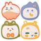4pcs Cartoon Silicone Dining Table Placemat Coaster Kitchen Accessories Cup Mat Bar Mug Cartoon Animal Drink Pads
