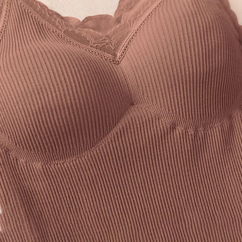 Thermal Underwear Women Plus Velvet Thickening Winter Outer Wear Sexy All-match High-end Vest Women All-in-one Slim Bottoming Shirt