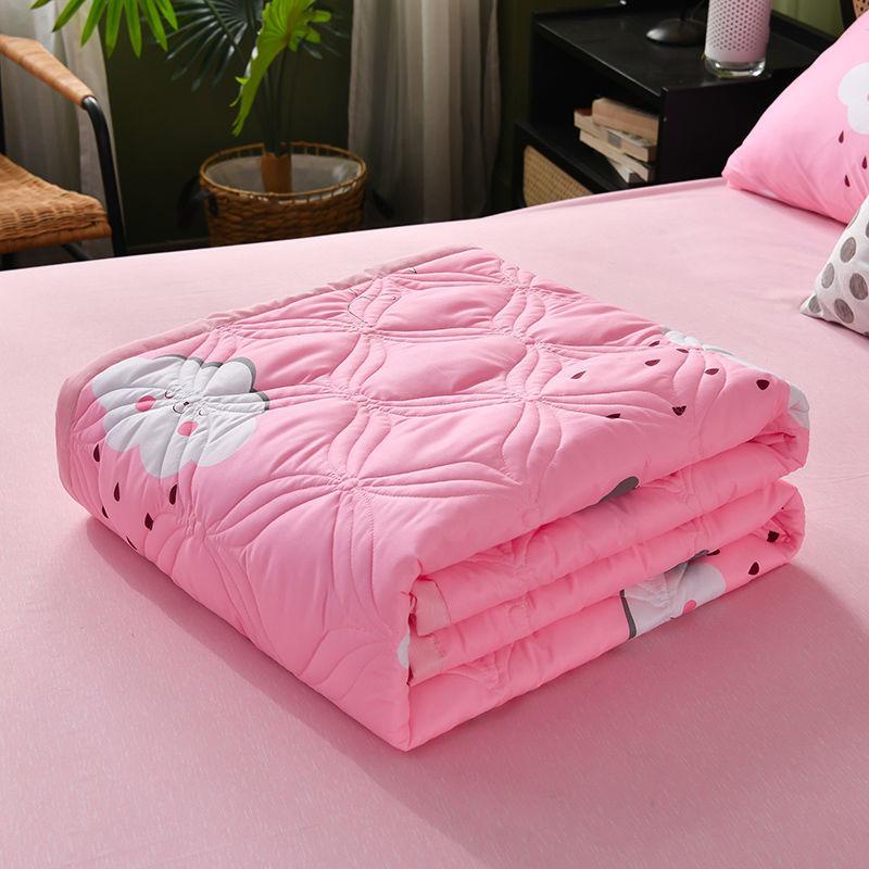 Summer Skin-friendly Thin Printing Air-conditioning Quilt Single Double Washed Cotton Summer Cool Quilt