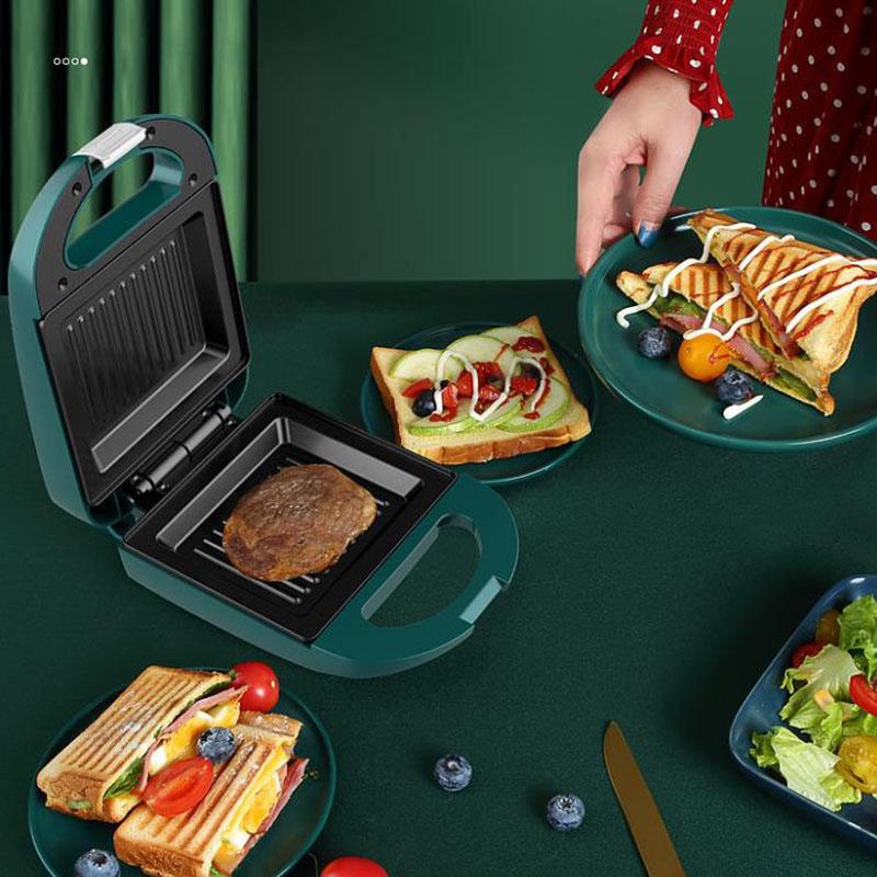 700W Sandwich Making Machine Bread Maker Barbecue Machine Kitchen Supplies for Breakfast and Afternoon Tea