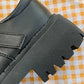 Korean Style All-match Retro British Style Leather Shoes Japanese Women's Small Leather Shoes Thick-soled Round-toe Thin Women's Shoes