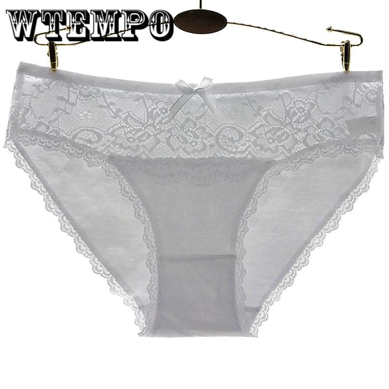 6 Pcs/Lot Women Underwear Sexy Lace Ladies Underwear Thongs Panties Ladies Briefs Lingerie