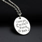 European and American English Alphabet Round Sweater Chain The Mon Back Pendant Necklace Jewelry
