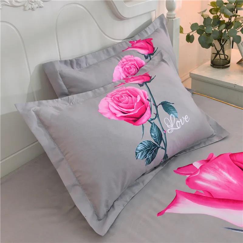 A Pair of 48*74cm Pure Cotton Pillowcases Plus Thickened Brushed Pillowcases Student Dormitory Single Double Pillowcases