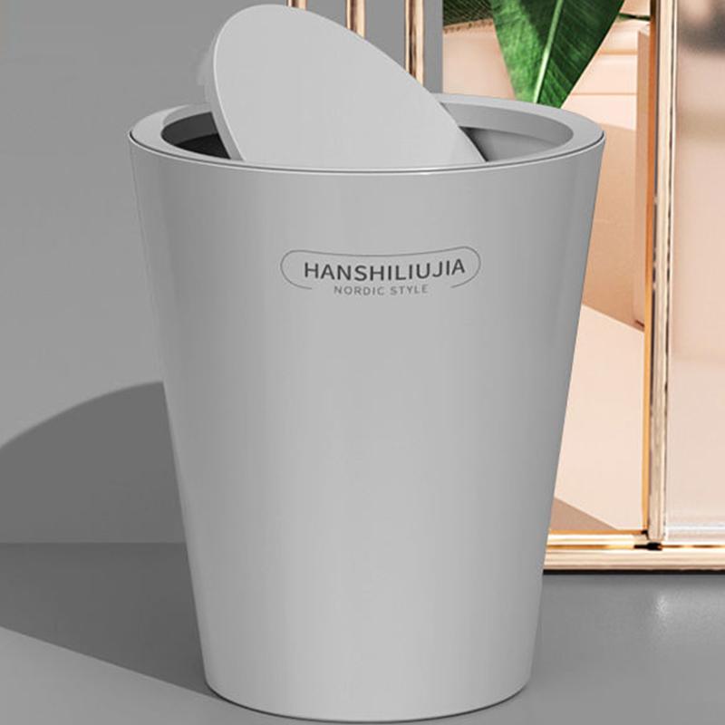 Trash Can Household with Lid Pull Trash Can Toilet Toilet Special Bedroom Net Red Living Room High-end Deodorant