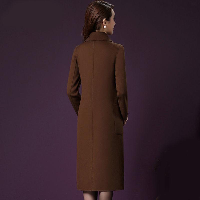 Plus Velvet Thermal Jacket Large Size Woolen Coat Winter Trend Woman's Clothing Long Sleeve