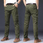 Men's Cargo Pants Elastic Straight Fit Loose Comfort 6 Pocket Youth Kargo Jogger