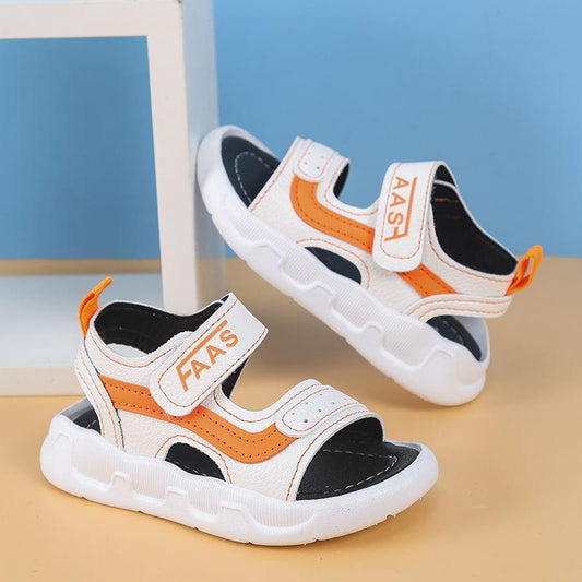 Children's Sandals  Boys  Girls Korean Fashion Non-slip Soft-soled Beach Shoes Breathable  Comfortable 0-3 Years Old Preschool Children's Shoes