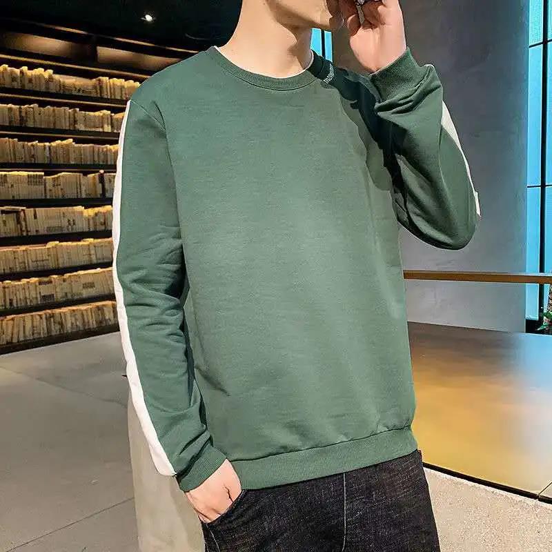 Sweater Men's Winter Warm and Comfortable Top Casual Round Neck Long-sleeved T-shirt Pullover Bottoming Shirt