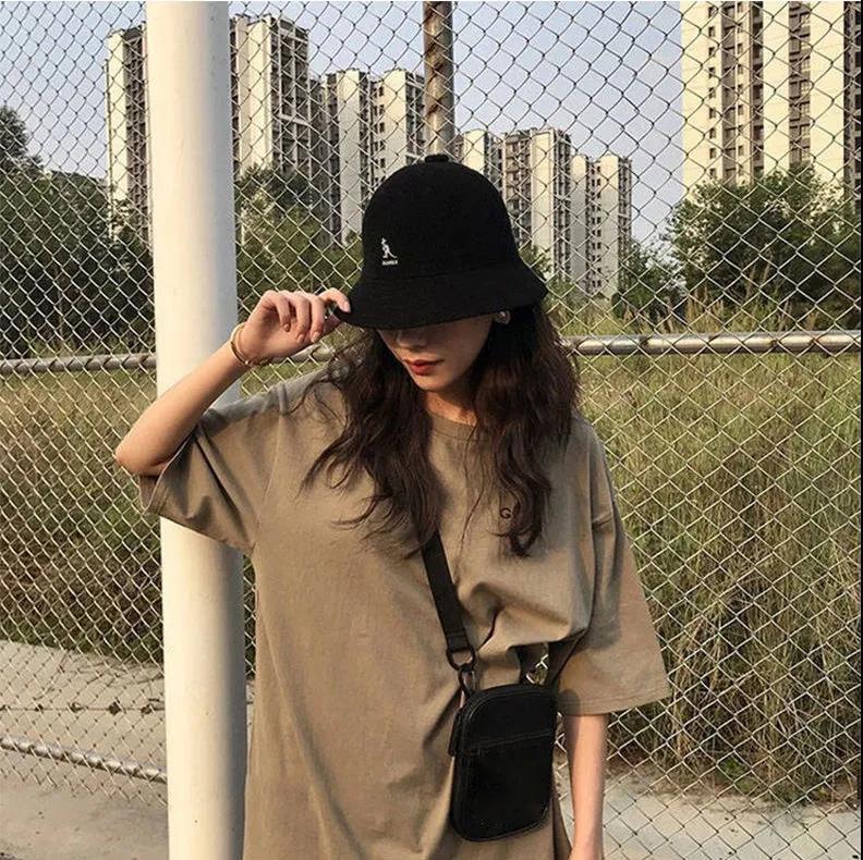 Letter Pattern Embroidery T-Shirt Solid Cotton Simple Breathable Tee Female Casual Short Sleeves Hipster  Summer Tops