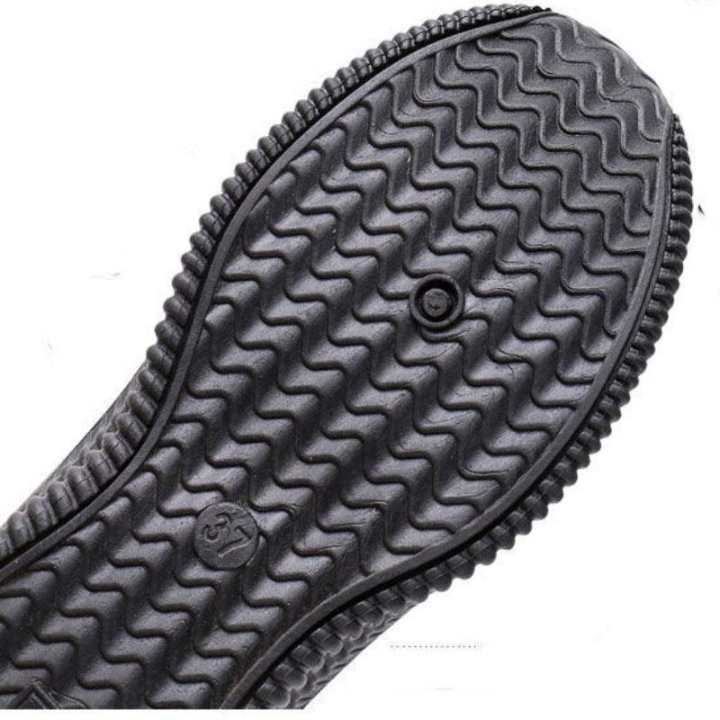 Winter Old Beijing Women's Cotton Shoes Leather Waterproof and Velvet Thickened Non-slip Warm Flat Shoes