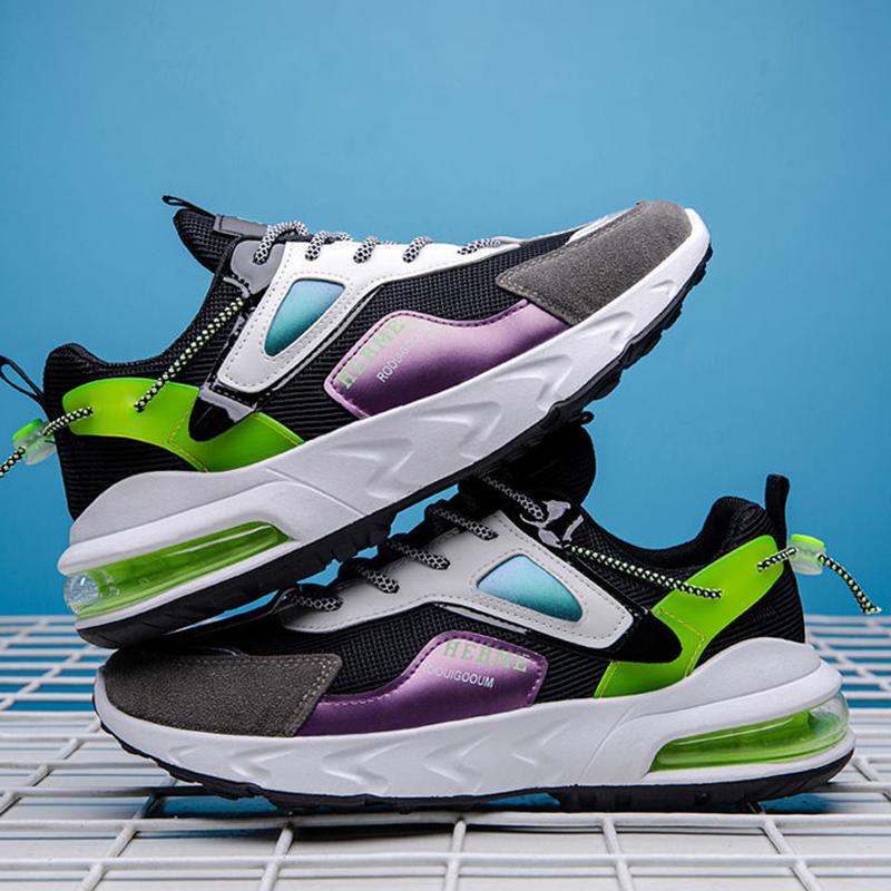 Fall Men's Shoes All-match Breathable Mesh Shoes Men's Korean Fashion Sports and Leisure Running Shoes