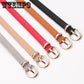 Women's Thin Belts Wild Belt Women  Pigskin Decorative Belts Black Student Belt