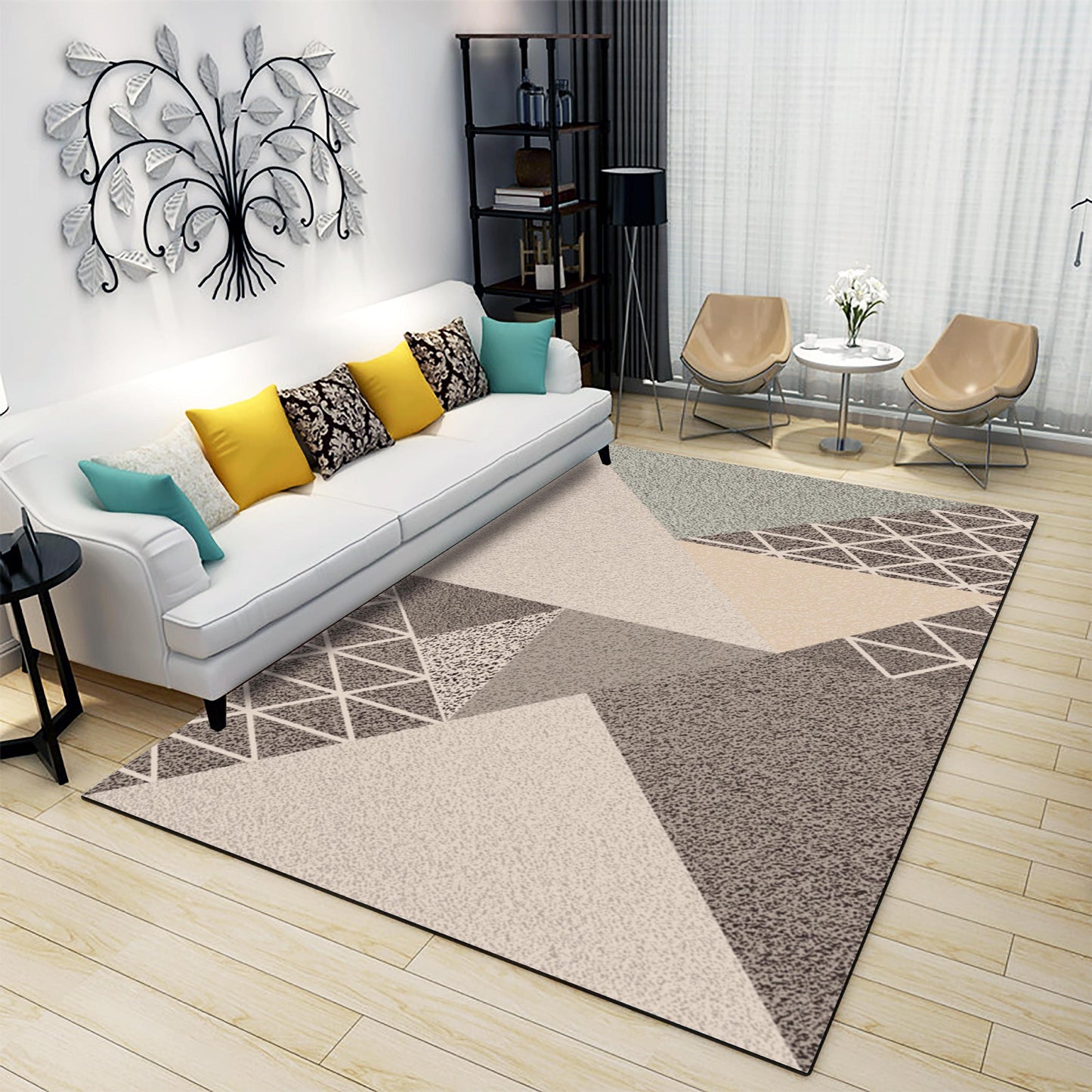 Abstract Art Paintings Pattern Carpets For Living Room Bedroom Soft Floor Protection Washable Mats