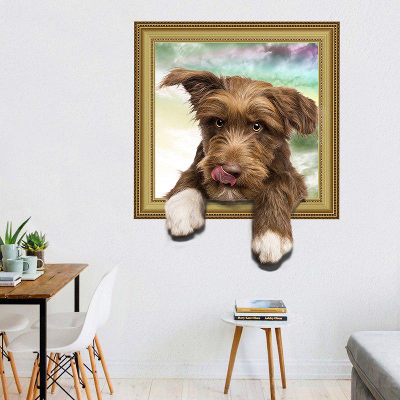 Stickers Vivid and Cute Dog Living Room Bedroom Children's Room Pet Shop Background Decorative Wall Stickers Removable