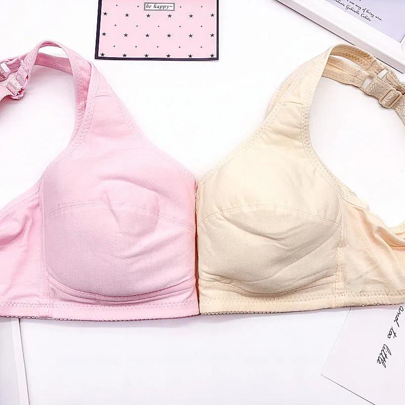 Ultra-thin No Sponge No Steel Ring Pure Cotton Breathable Skin-friendly and Comfortable Women's Underwear Bra
