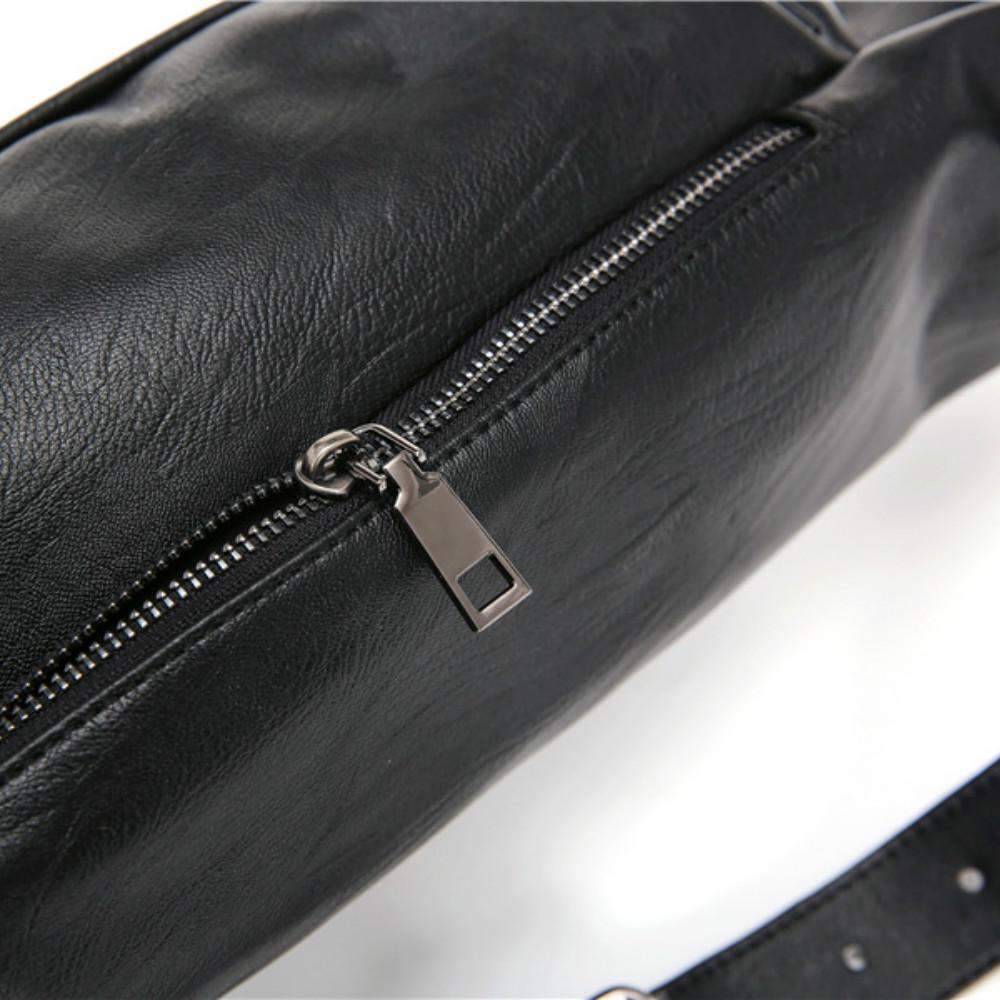 Waist Bag Men Rivet Stitching Chest Bag Mobile Phone Bag Outdoor Leisure Sports Shoulder Bag