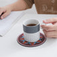 1/2/4pcs Mandala Pattern Creative Silicone Coaster Household Anti-scalding Mat Coffee Drink Coaster