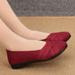 Old Beijing Cloth Shoes Women's Single Shoes Black Casual Shoes Non-slip Breathable Work Shoes Flat Shoes