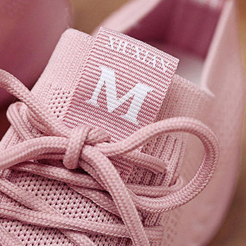 Spring and Summer Ladies Mesh Shoes Breathable Sports Mesh All-match Summer Thin Section Hollow Hiking Shoes