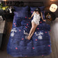 Flannel Suite Bed Four-piece Winter Warm Thicken Cotton Soft Bedroom Home Textile Set