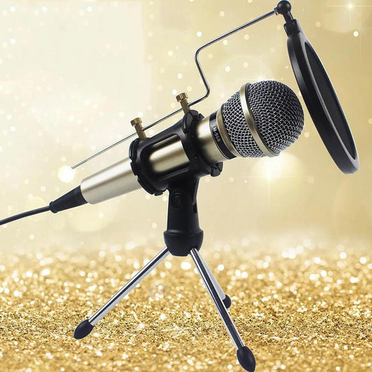 Mobile Computer Universal K Song Condenser Microphone Artifact Desktop Live Game Universal Sing Singing Microphone