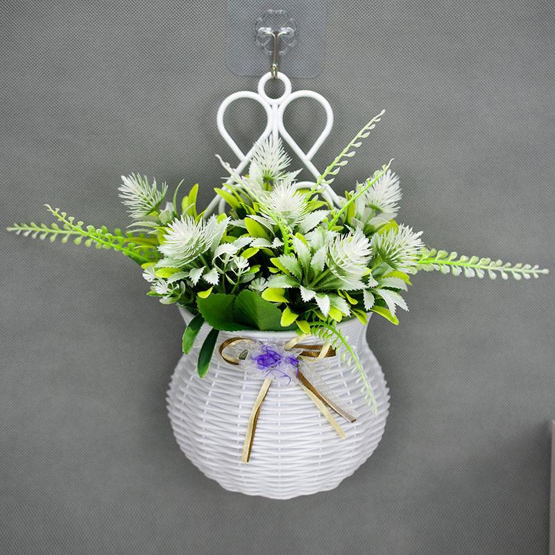 Pendant Bedroom Living Room Wall Arrangement Bouquet Wall Decoration Fake Flower Set Rose Simulation Flower