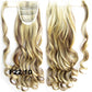 24" Long Wavy Wrap Around Clip In Ponytail Hair Extension Synthetic Natural Wave Pony Tail Fake Hair