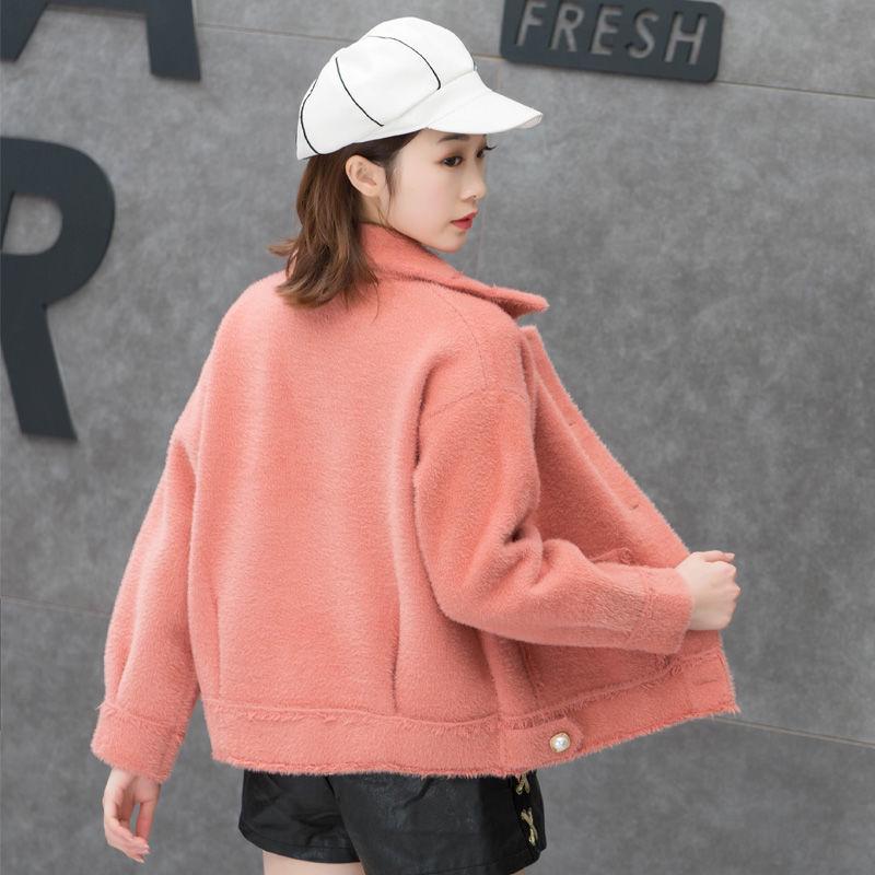 Casual Winter Coat Sweater Fashion Jacket Fleece Wear Both Sides Long Sleeve Faux Fur Coat
