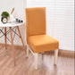 Plain Color Chair Cover Spandex Stretch Elastic Wedding Banquet Chair Covers Dining Seat Cover