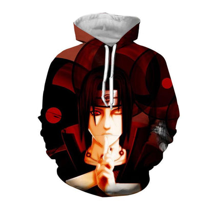 Spring and autumn coat 3D printing cartoon anime clothing woman plus size hooded sweater men